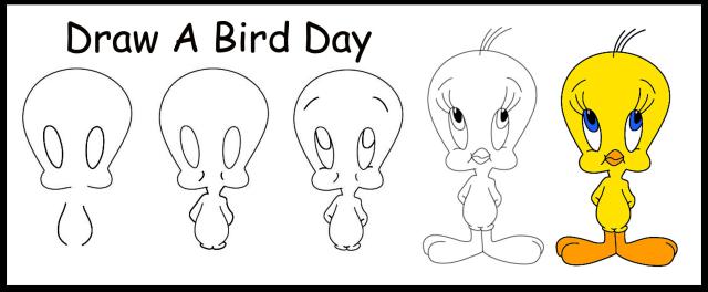 Draw a Picture of a Bird Day