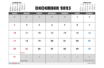 december 2023 calendar printable with holidays 2 bauhaus