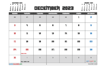 december 2023 calendar printable with holidays 2 duplexide