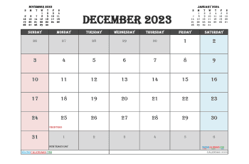 december 2023 calendar printable with holidays 3 algerian