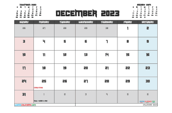 december 2023 calendar printable with holidays 3 duplexide