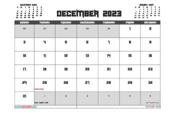 december 2023 calendar printable with holidays duplexide
