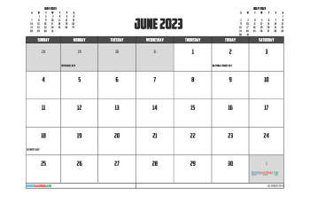 june 2023 calendar printable with holidays americancaptain