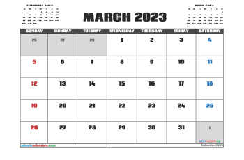march 2023 calendar printable with holidays 2 coda